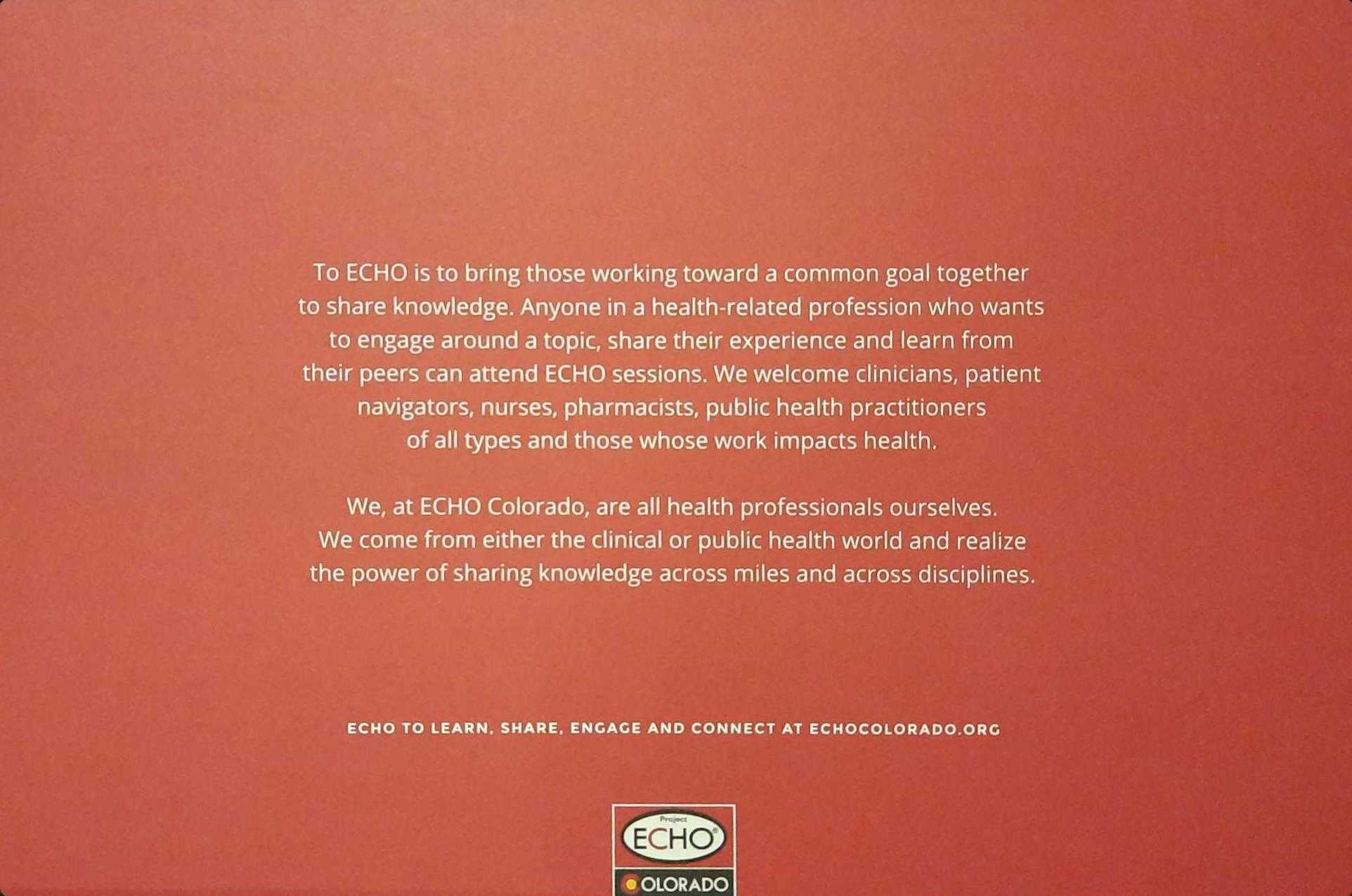 ECHO Card 1 back