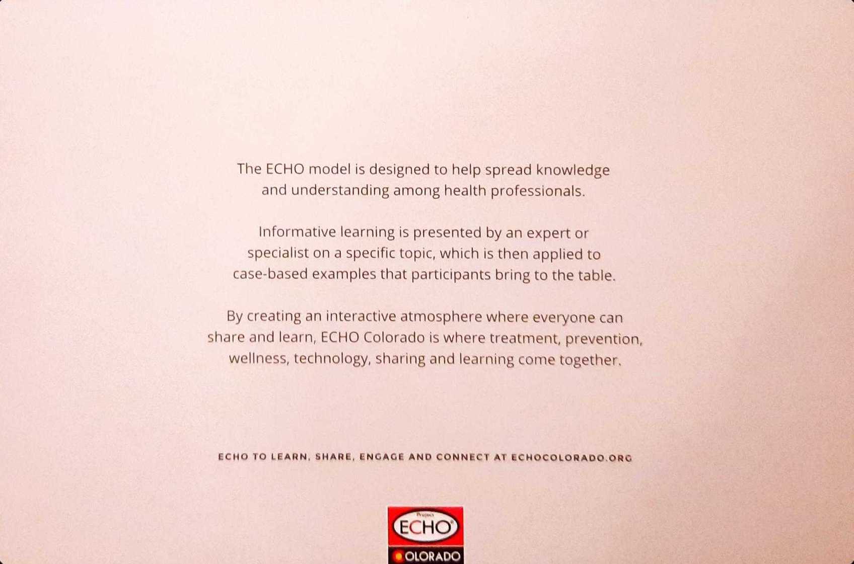 ECHO Card 4 back